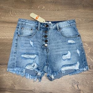 Gianni Bini Distressed Shorts